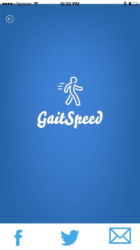 Gait speed app! Calculates gait speed and converts to m/s, three trials ...