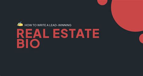 Real Estate Agent Bio: 10 Examples Of Lead-Winning Bios | Curaytor