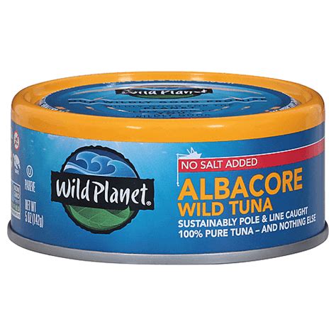 Wild Planet Wild Tuna, No Salt Added, Albacore 5 oz | Tuna | Price Cutter