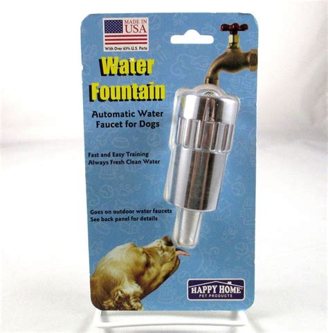 Water Fountain - Automatic Water Faucet For Dogs - Happy Home Pet ...