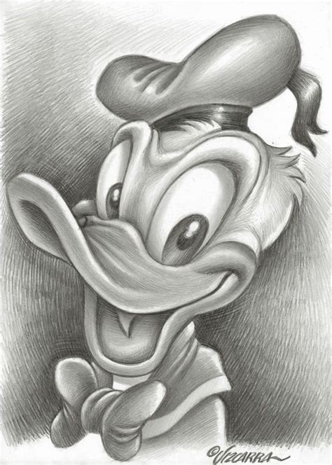 Vizcarra, Joan - Original Pencil Drawing - Donald Duck II - W.B. | Tekeningen disney figuren ...