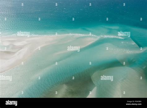 Aerial view of the Whitsunday Islands, Queensland, Australia Stock ...