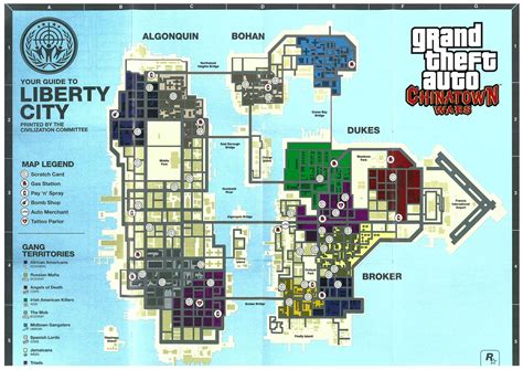 Liberty City de GTA Chinatown Wars | Aire de jeux, Jeux, Triades chinoises