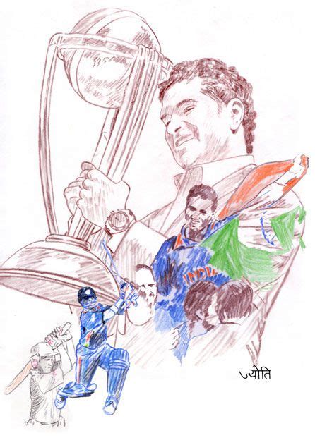 10 Beautiful Artworks Dedicated To Sachin Tendulkar | Cricket ...