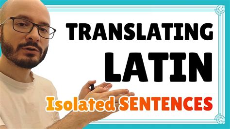 TRANSLATING LATIN into ENGLISH (simple sentences) 🏛️ Latin course #1 ...