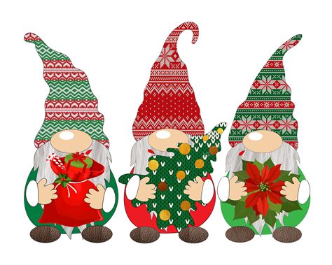 Weihnachten Gnome Clipart. Skandinavische Numminat Clipart. | Etsy