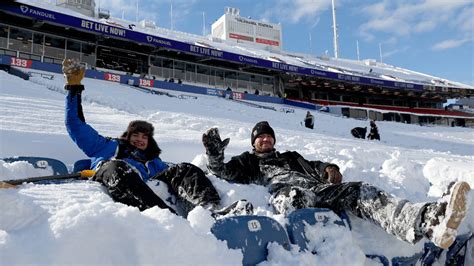 GALLERY: Snow shovelers clear Highmark Stadium ahead of Bills-Steelers ...