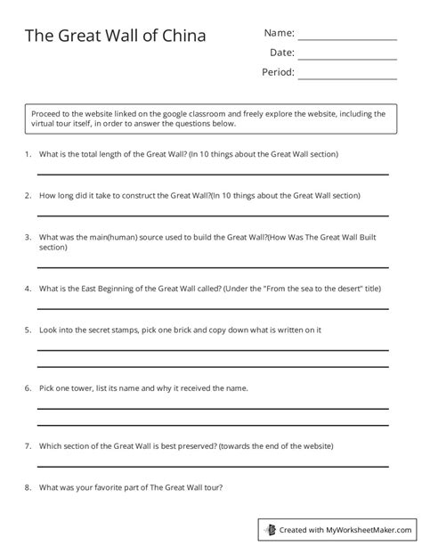 My Worksheet Maker - The Best Worksheet Maker