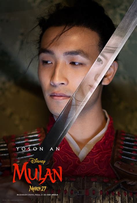 Yoson An as Chen Honghui | Disney's Live-Action Mulan Character Posters | POPSUGAR Entertainment ...