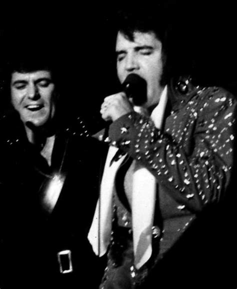 Charlie Hodge singing harmony with the King. They were friends from the Army until Elvis died ...