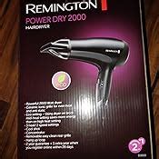 Remington D3010 Power Dry Lightweight Hair Dryer, 2000 W: Amazon.co.uk ...