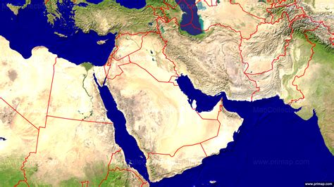 Middle East Satellite Weather Map - Map of world