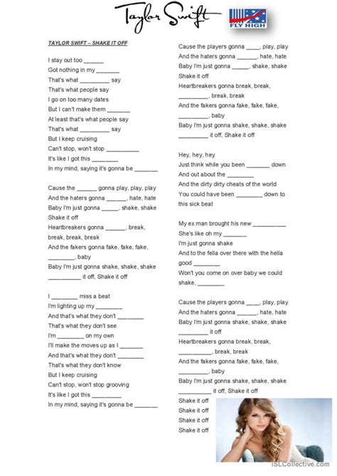 Shake It Off Lyrics Whole Song