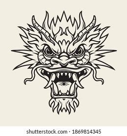 Dragon Head Tattoo Royalty-Free Images, Stock Photos & Pictures | Shutterstock