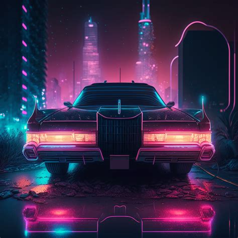 Neon Car #6 by MindCodeAI on DeviantArt