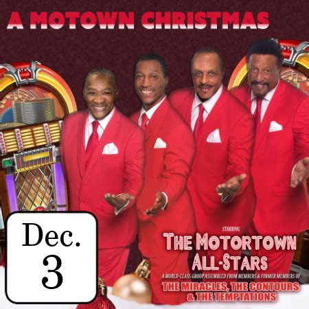 Tickets | A Motown Christmas | Robinson Grand Performing Arts Center