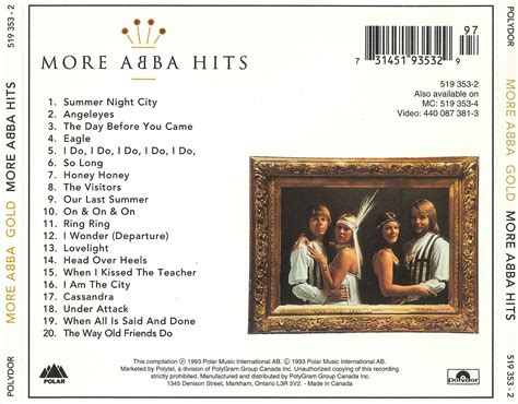 Andrew's Album Art: ABBA - More ABBA Gold (1993)