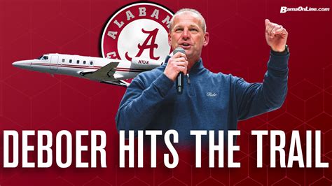 WATCH: Kalen DeBoer hits the recruiting trail for Alabama