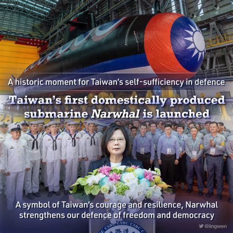 Taiwan Unveils First Domestically-Built Submarine Amid Rising Tensions ...