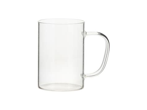 12oz/360ml Glass Mug (Clear)(10/pack)-BestSub - Sublimation Blanks ...