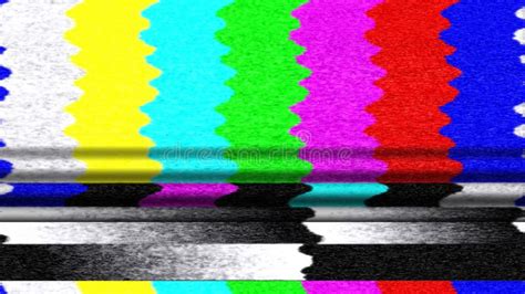 TV Color Bars Malfunction stock photo. Image of media - 25411298