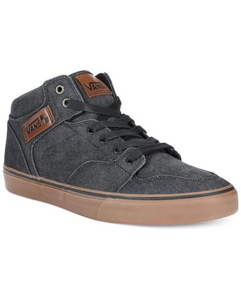 Lyst - Vans Men's Brooklyn Hi-top Sneakers in Black for Men