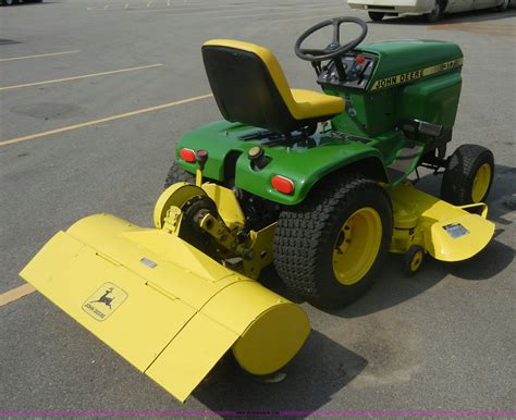 John Deere 317 lawn mower with rear tiller in Manhattan, KS | Item 2365 sold | Purple Wave