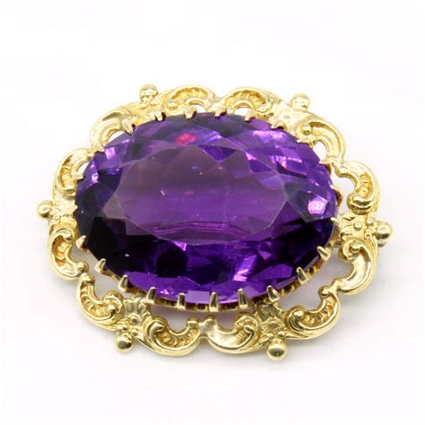 Amethyst Brooch | 16.60ct | – 100 Ways