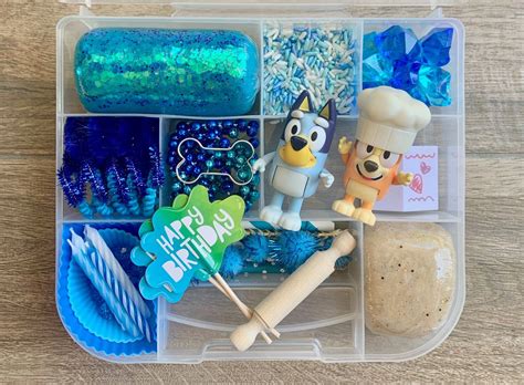 Bluey Inspired Play Dough Sensory Kit | Business for kids, Playdough ...