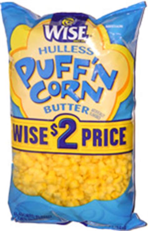 Wise Hulless Puff'n Corn Butter