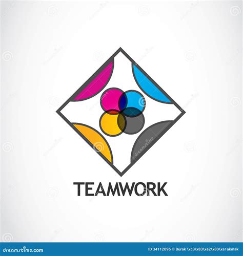 Teamwork Logo Royalty Free Stock Image - Image: 34112096