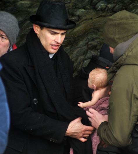 Theo James Picture 46 - The Secret Scripture Filming on Portrane Beach