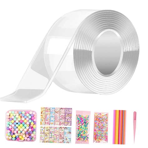 Transparent Nano Tape High Sticky Heavy Duty with Stickers Removable ...