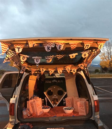 Trunk or Treat Baseball Theme | Trunk or treat, Baseball theme, Baseball theme party