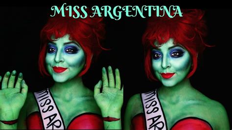 Miss Argentina Halloween Makeup Tutorial - YouTube