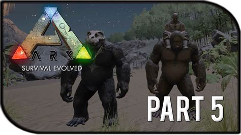 ARK: Survival Evolved Gameplay Part 5 - "TAMING A GIGANTOPITHECUS/TAMED 2 GIGANTOS" (Season 2 ...