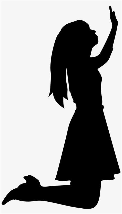 Girl - Silhouette Worship Png Transparent PNG - 2037x2469 - Free ...