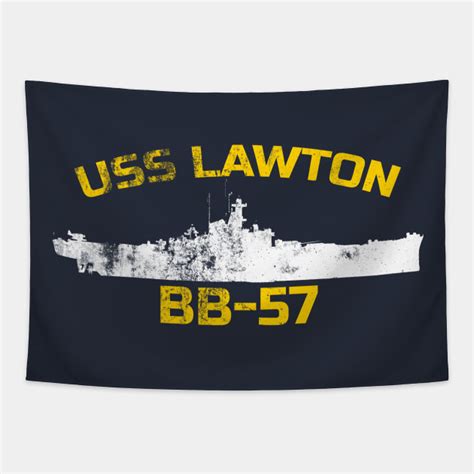 USS Lawton, distressed (design style 2 of 2) - Godzilla Vs Kong - Tapestry | TeePublic