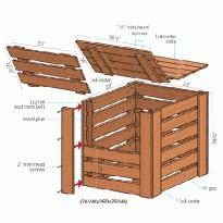 Compost Bin Plans - All Free Plans - Construct101