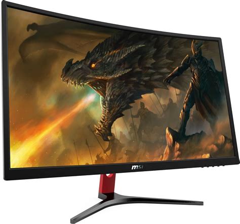 MSI Full HD FreeSync Gaming Monitor 24" Curved Non-Glare 1ms Led Wide ...