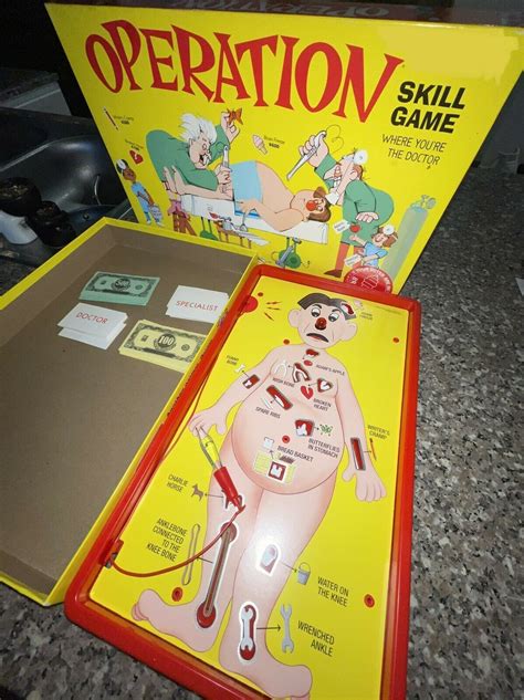 1965 OPERATION GAME - $10.00. FOR SALE! 1965 operation game by Milton ...