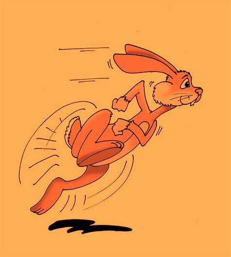 Running Rabbit Drawing at PaintingValley.com | Explore collection of Running Rabbit Drawing