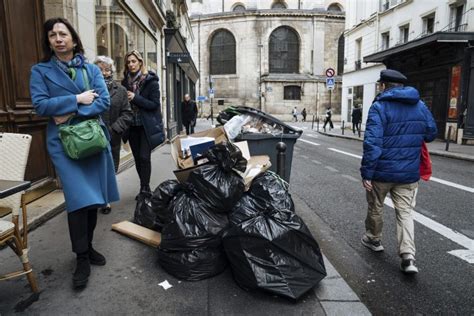 Parisian streets are piling over with garbage amid retirement age ...