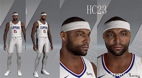 NBA 2K21 DeMarcus Cousins Cyberface and Body Model by HC23