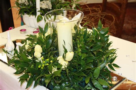 Hurricane Vase Flowers made at Country Wedding Workshop | Flickr