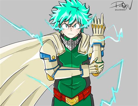 Made some changes to Deku's costume. More powerful arm support items ...