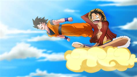 Goku and Luffy - Anime Debate Fan Art (35961847) - Fanpop