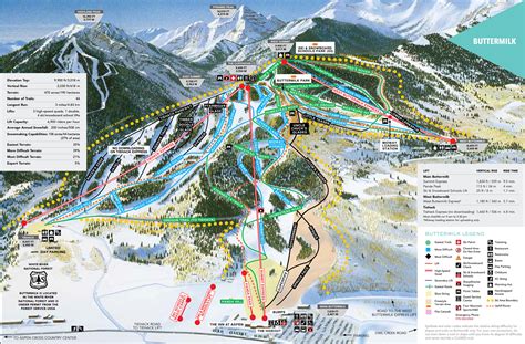 Buttermilk Trail Map | SkiCentral.com