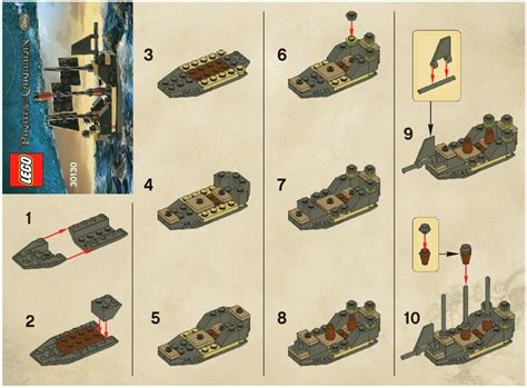 Custom Lego Pirate Ship Instructions