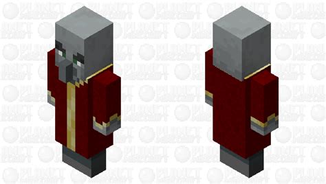 Red Robe Evoker Minecraft Mob Skin